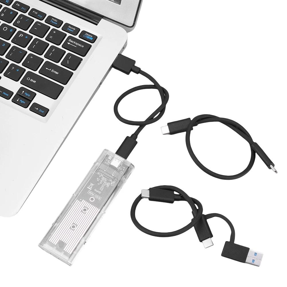 M.2 NVME PCIe NGFF SATA   SSD  ܺ Ŭ, USB3.1 C Ÿ ָ Ʈ ũ ڽ B/M Ű B + M Ű